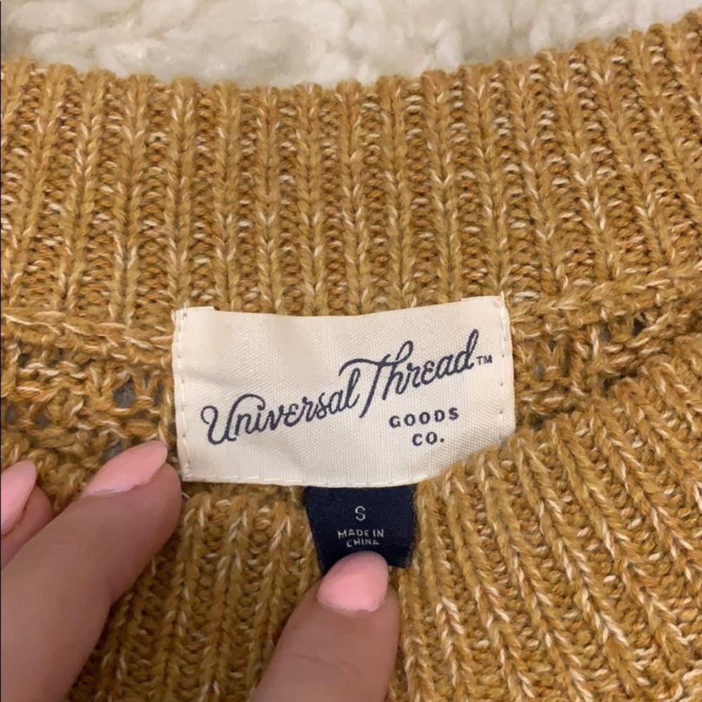 Mustard Universal Thread sweater - Picture 2 of 4